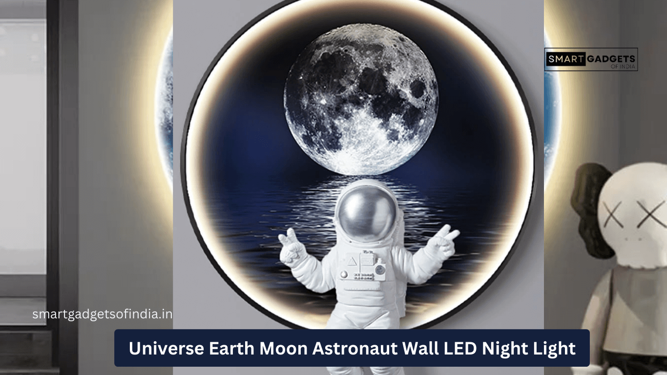 Universe Earth Moon Astronaut Wall LED Night Light